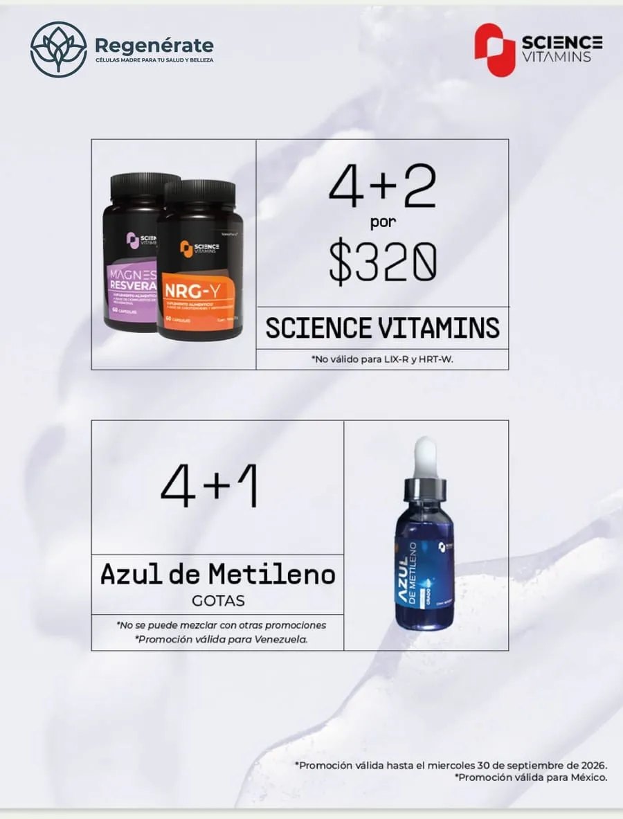 Promoción: science vitamins