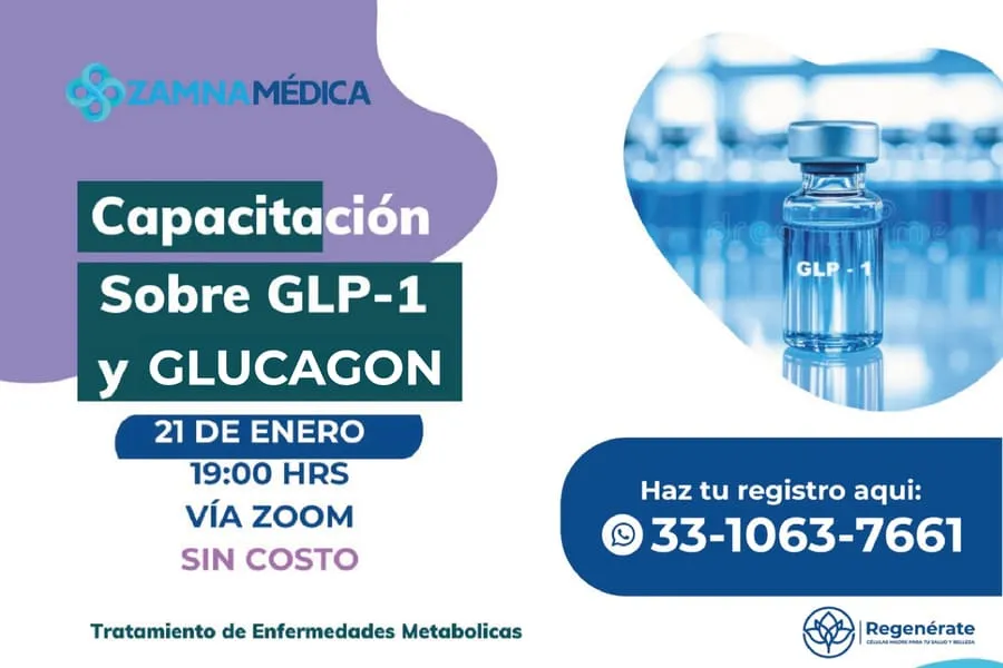 Capacitación sobre GLP-1 y glucagón